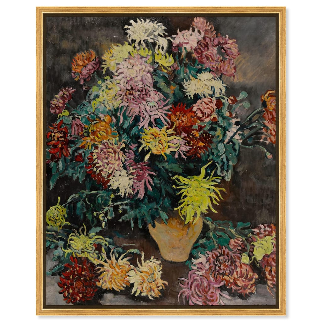 Louis Valtat Dahlias Canvas by Art Remedy