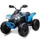 preview thumbnail 1 of 33, 12V Kids Ride on ATV, ElectriaSpeedy Ride on Car Toys Licensed by Bombardier Blue