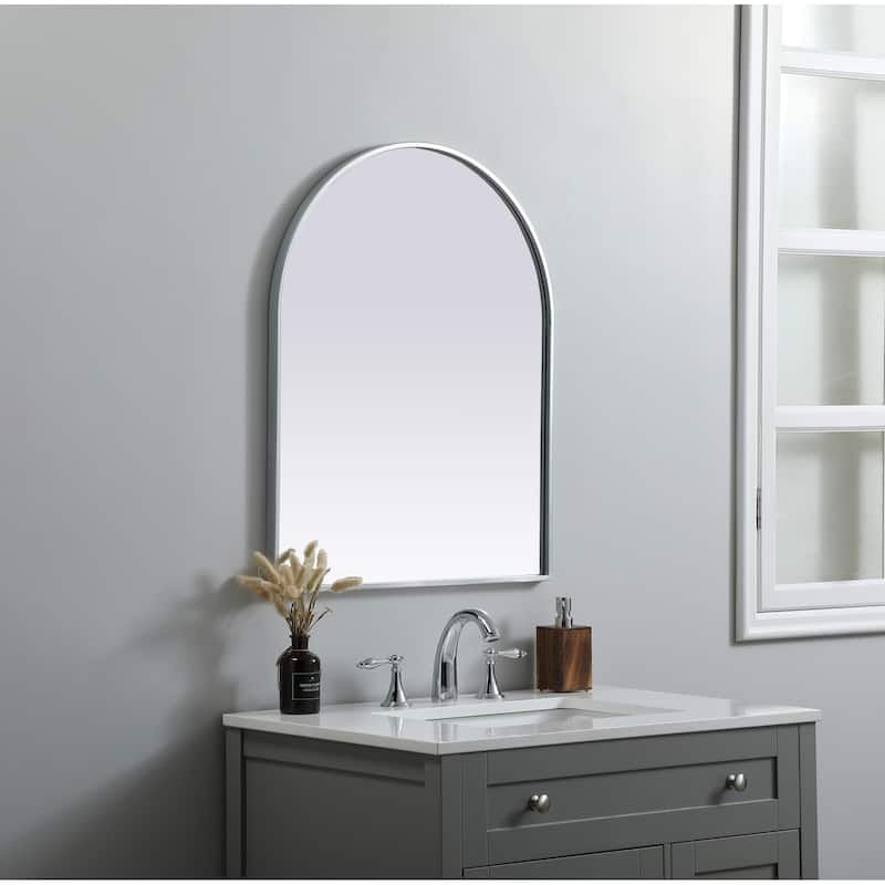 Elegant Lighting MR1A2430 Ayra 24" W x 30" H Modern Arched Bathroom