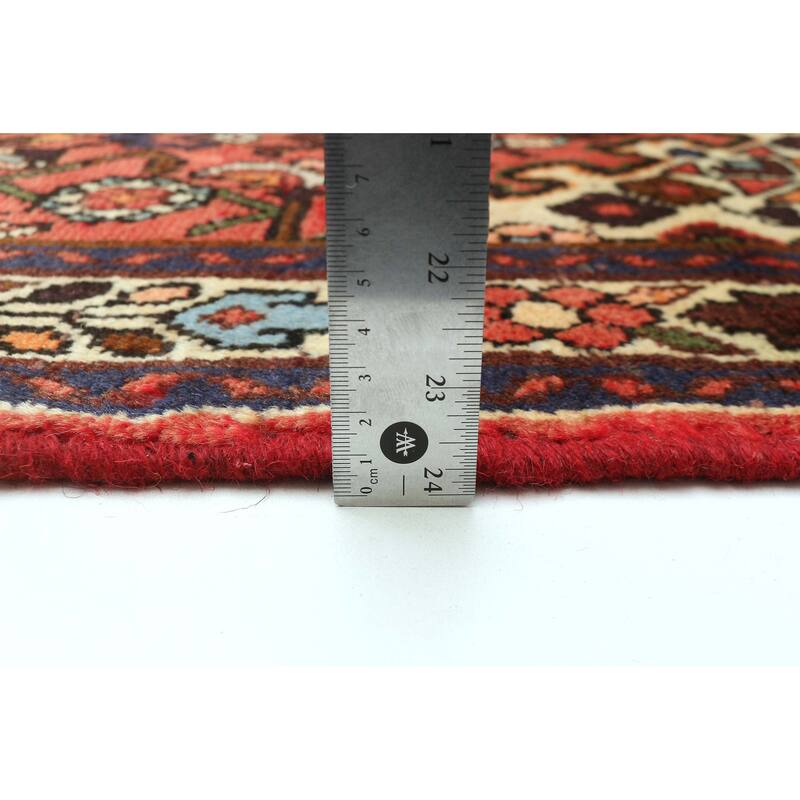 ECARPETGALLERY Hand-knotted Andelz Red Wool Rug - 3'2 x 4'9