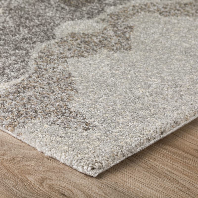 Addison Barkley Neutral Fog Watercolor 1'8" x 2'6" Accent Rug
