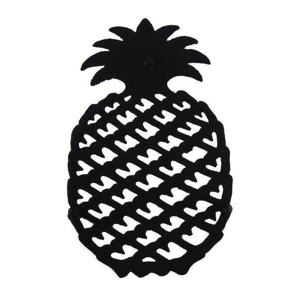 Shop 2 Piece Antique Bronze Finish Tropical Pineapple Cast Iron