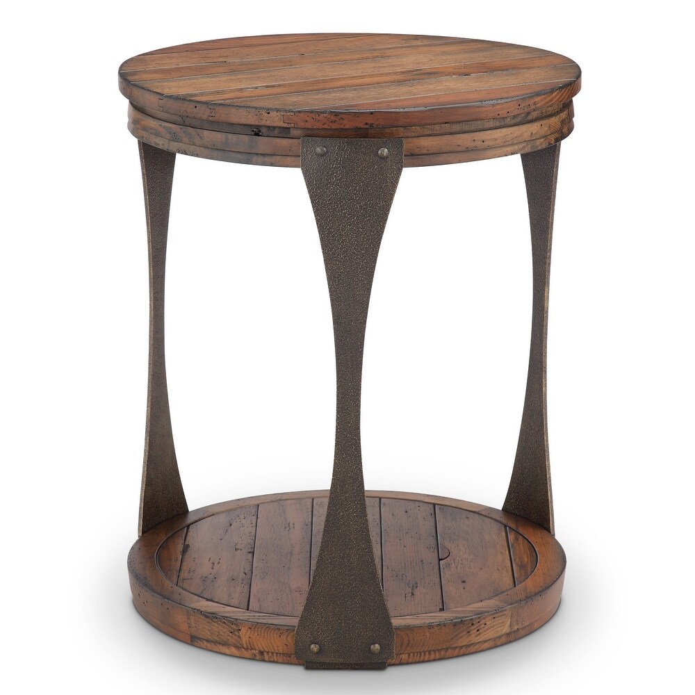 Rustic Cinnamon Square Furnishings Yukon Industrial Bourbon