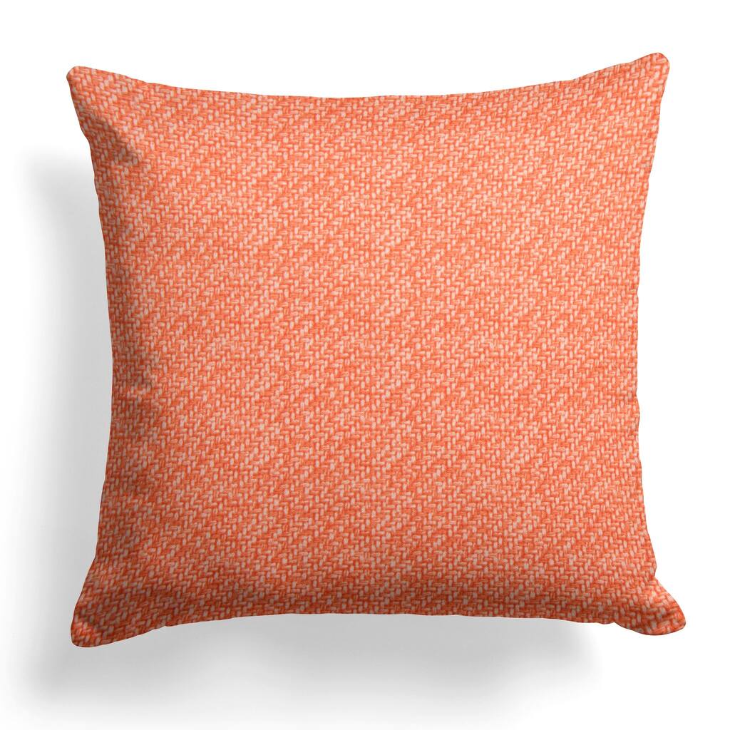 Woven Rust Square Pillow