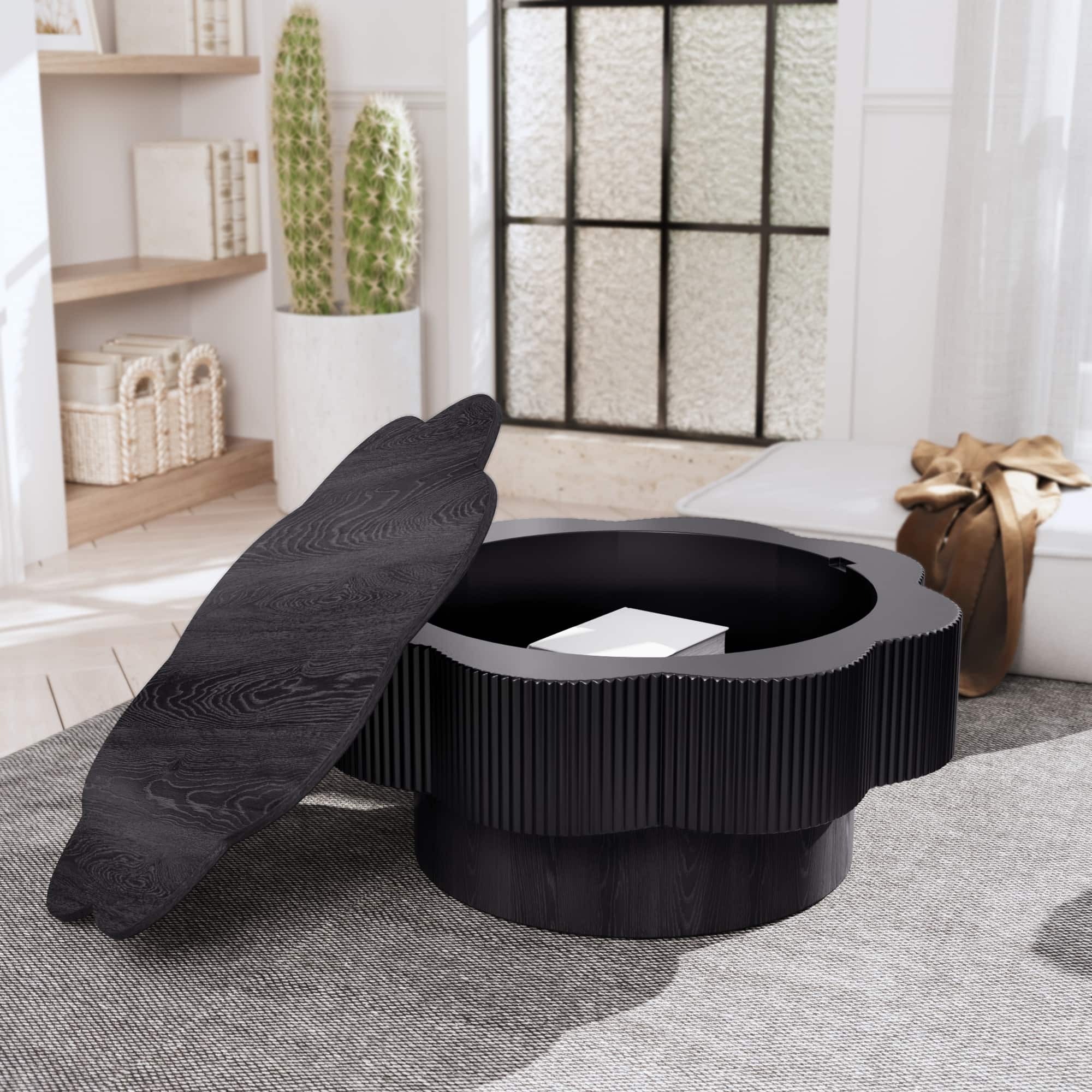 Option Black-Flower Shaped(31.5")