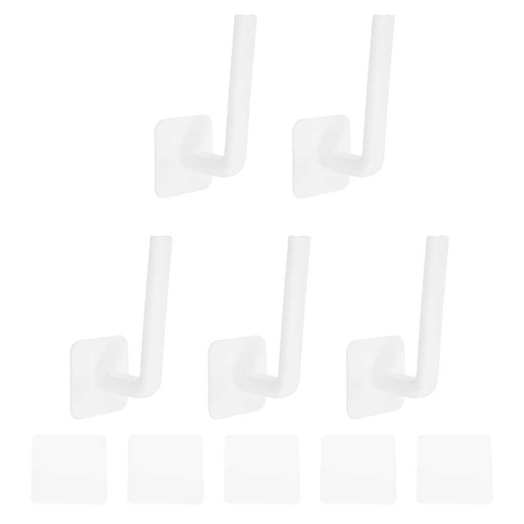 5 Pcs Hat Racks for Baseball Caps, Plastic Adhesive Hat Hooks Hat Hangers