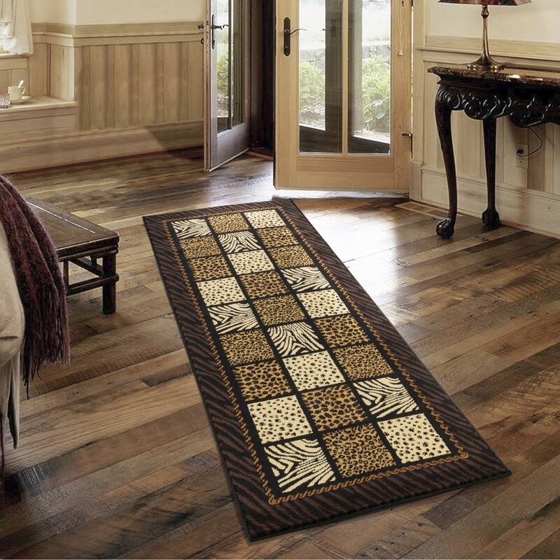 Animal Print Area Rug - 3' x 5'