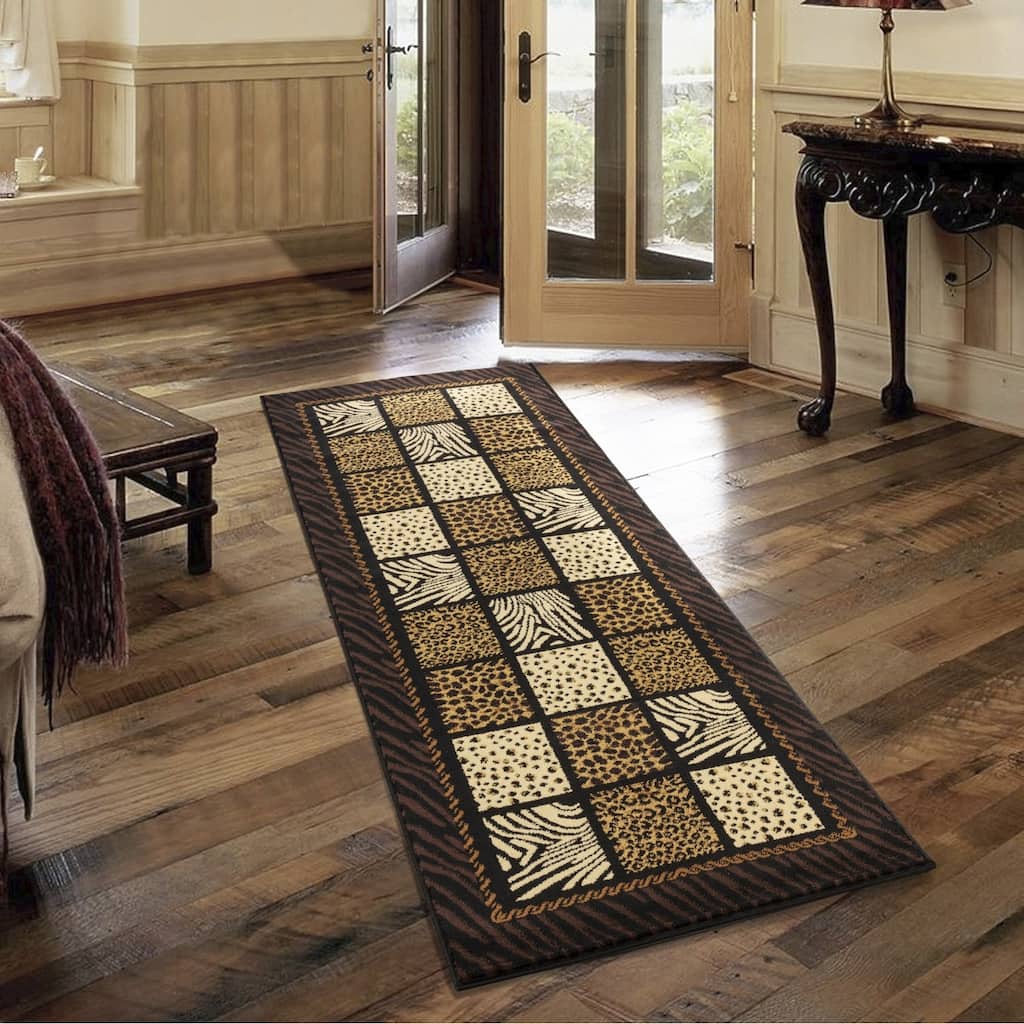 Animal Print Area Rug - 3' x 5'