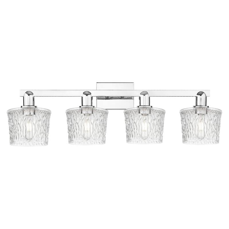 Innovations Lighting 716-4W-11-34 Niagara Vanity Niagara 4 Light 34" - Polished Chrome / Clear