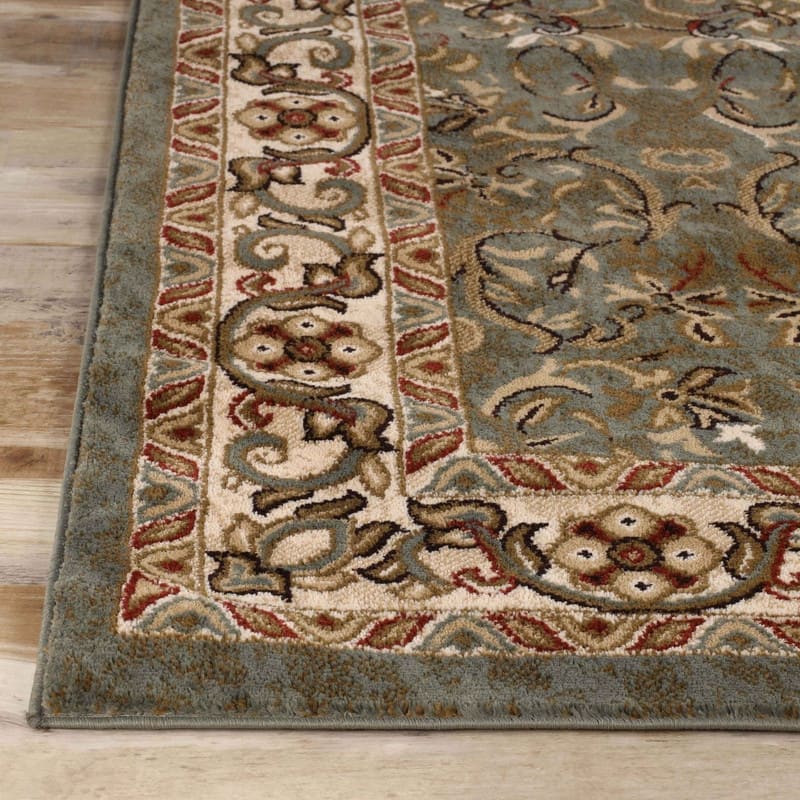 Superior Heritage Traditional Floral Scroll Indoor Area Rug