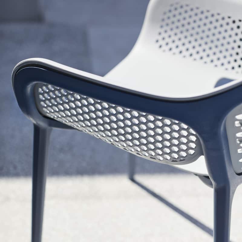 Omax Decor Atra Patio Dining Side Chair (Set of 2) - N/A
