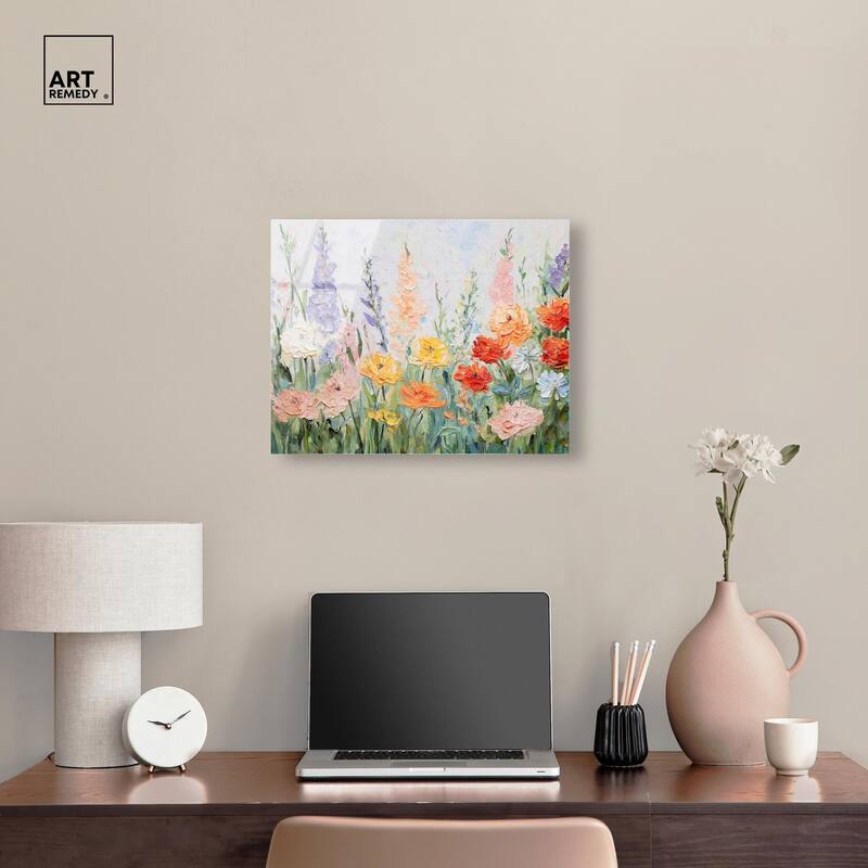 Summer Abundance I Acrylic by Art Remedy, Ready to Hang