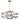 Eglo Montrose 4-Light Chandelier w/ Acacia Wood in Brushed Nickel