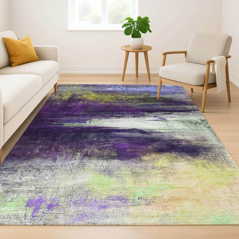 Premium Washable Super Soft Modern Abstract Mayfield Rug