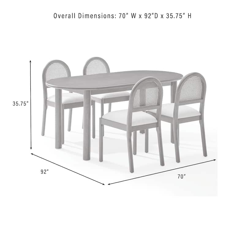Crosley Kennedy 5-Piece Dining Table Set For 4