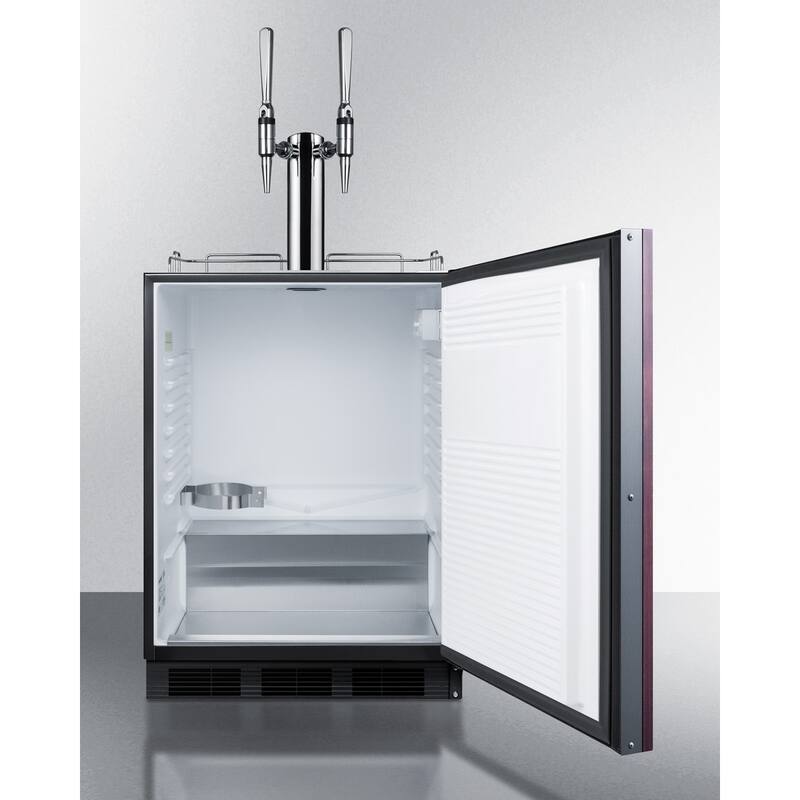Summit 24 Inch Wide 5.5 Cu. Ft. Built-In Coffee Double Cold Brew Tap