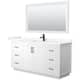 Option White / Giotto Quartz Top / Matte Black Hardware