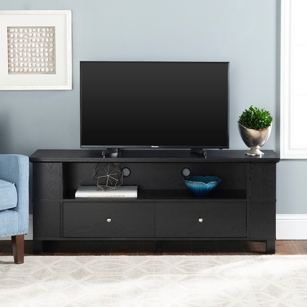 Middlebrook Designs 59-inch Black TV Stand Storage Console. Opens flyout.