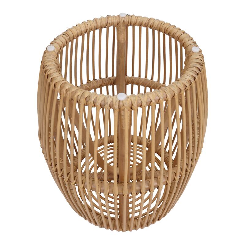 NPD Furniture Keegan Round Rattan End Table
