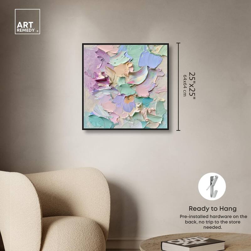 Flowing Mousse II Canvas by Art Remedy