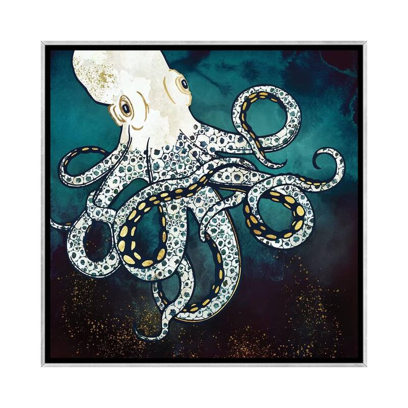 iCanvas "Underwater Dream VII" by SpaceFrog Designs Framed