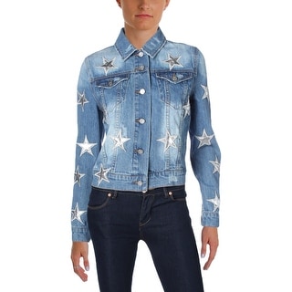 bagatelle star patch denim jacket