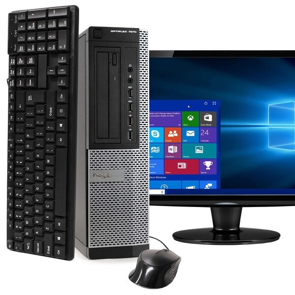 Dell 7010 Intel i5 8GB 500GB HDD Windows 10 Home WiFi Desktop PC. Opens flyout.