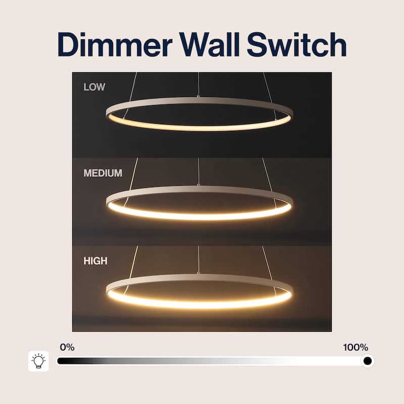 Kinsley Modern Bohemian Iron Integrated LED Pendant by JONATHAN Y