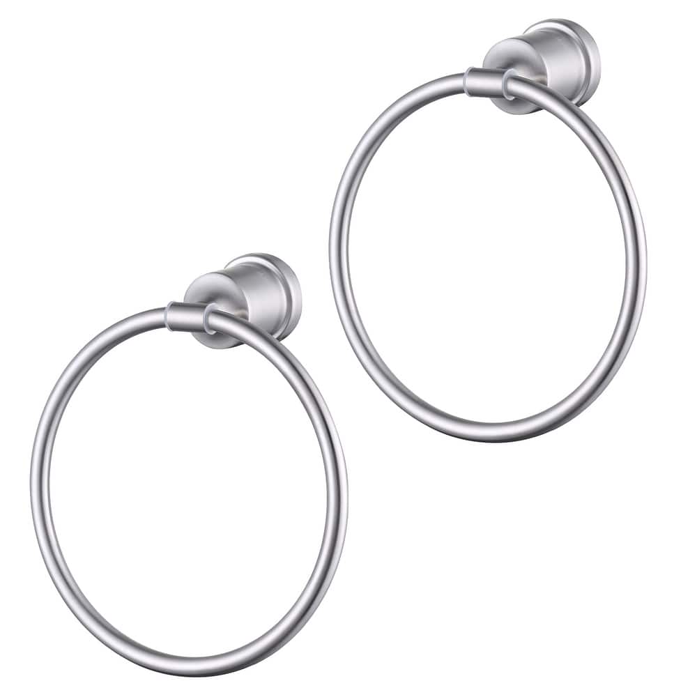 2PCS Wall Mounted Towel Ring