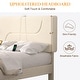 preview thumbnail 21 of 19, VECELO Platform Twin Bed Frame Set with Charging Stations and Under Bed LED Lights Kids Bed Set of 2 Strong Wooden Slats Support