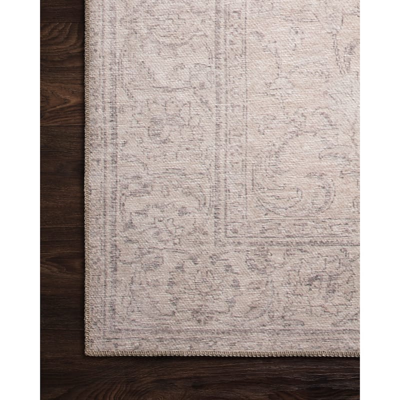 Alexander Home Tremezzina Printed Floral Distressed Shabby-Chic Rug