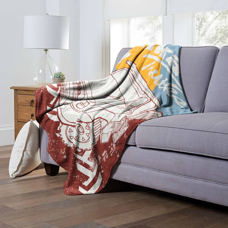 Hasbro Tonka Tonka Trucks Silk Touch Throw Blanket