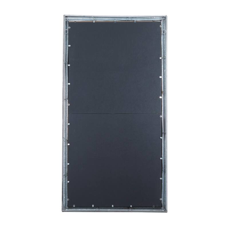 Brown Glass Farmhouse Wall Mirror 67 x 35 x 2 - 35 x 2 x 67