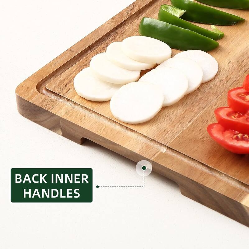 18-in L X 12-in W Wood Cutting Board 1Inch Thick - 18-in L X 12-in W