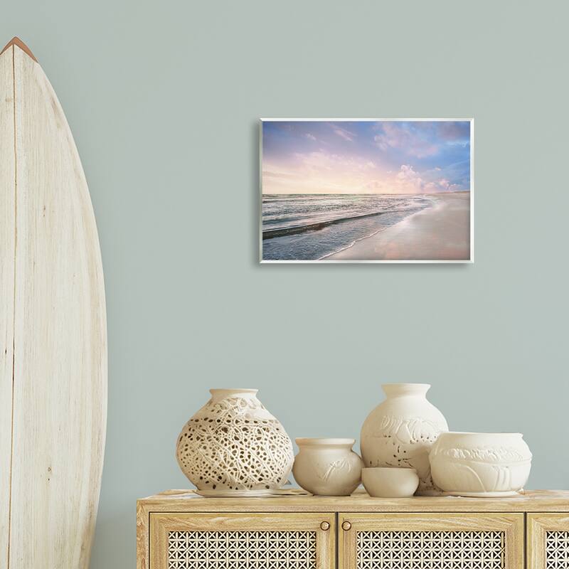 Stupell Receding Beach Shore Wall Plaque Art Design By Natalie Carpentieri
