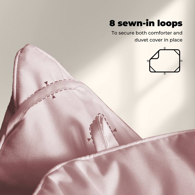 All Season Lightweight & Medium Weight White Goose Feather Down Comforter Duvet Insert