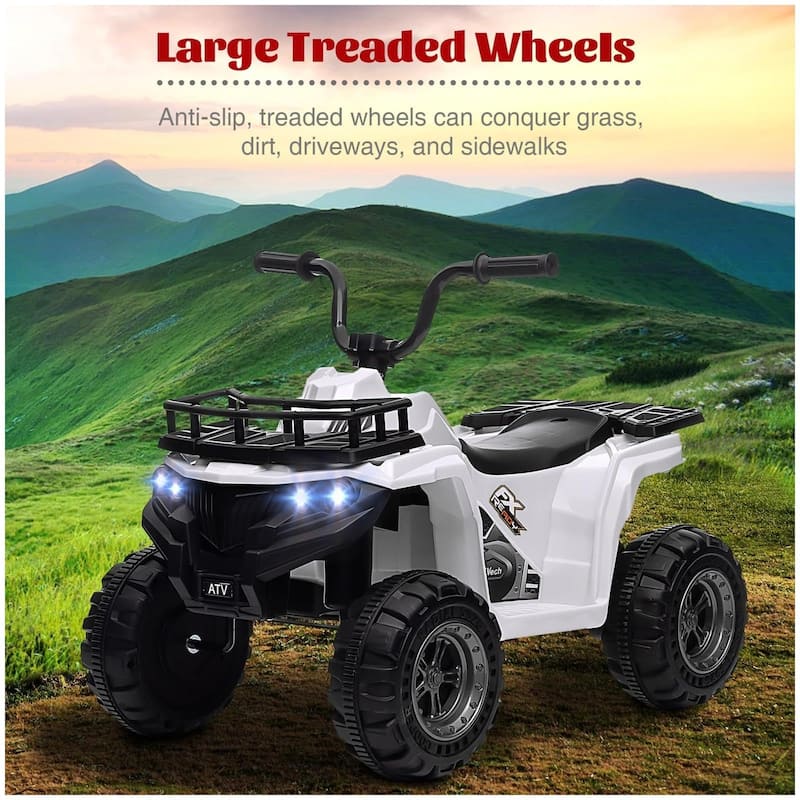 12V Kids Electric ATV Ride-On Car with Audio