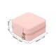 preview thumbnail 2 of 9, Travel Jewelry Case Jewelry Organizer Box with Mirror Square Style 1 Pink