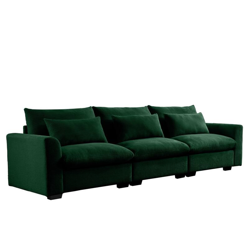 GDFStudio- Mark Corduroy Three-Seater Sofa