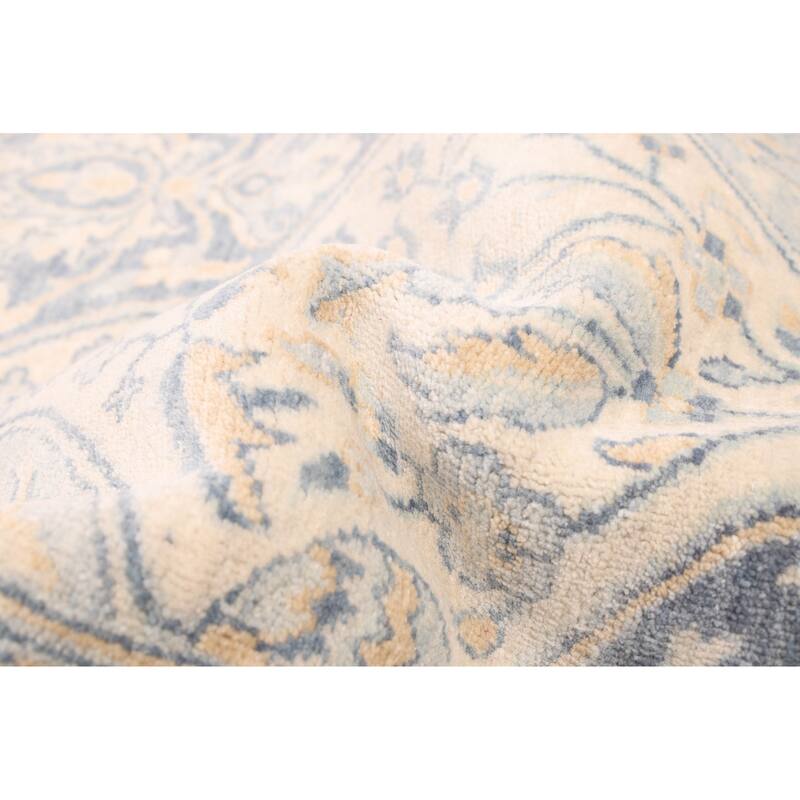 ECARPETGALLERY Hand-knotted Jamshidpour Ivory Wool Rug - 8'11 x 11'11