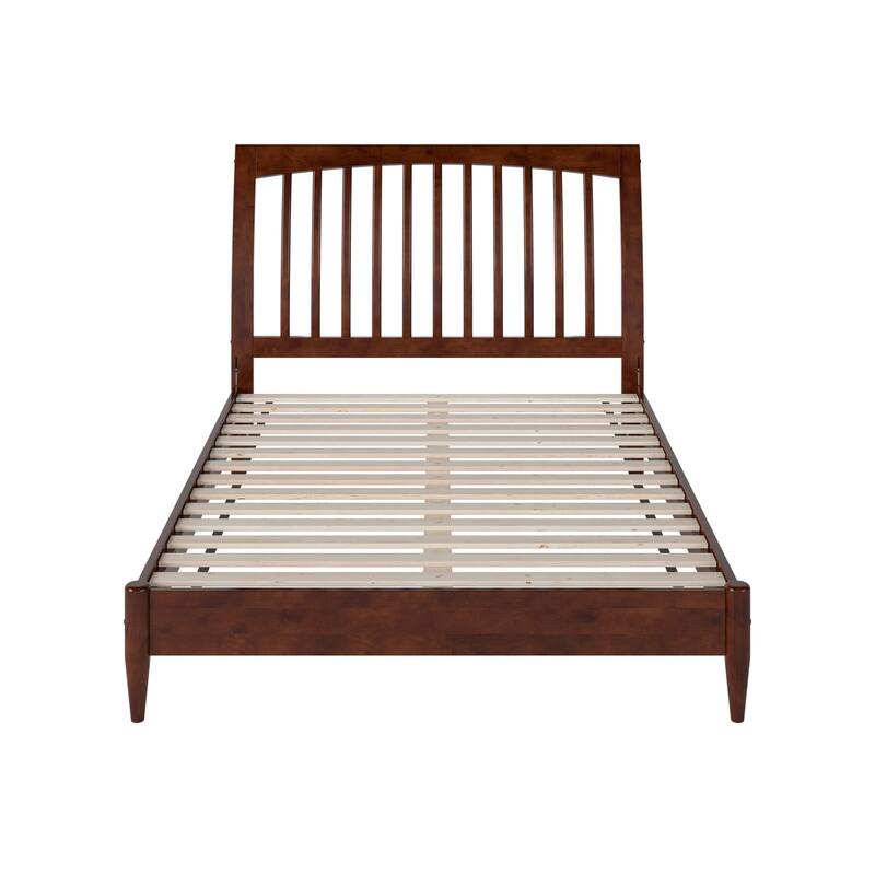 Orleans Solid Wood Low Profile Sleigh Platform Bed