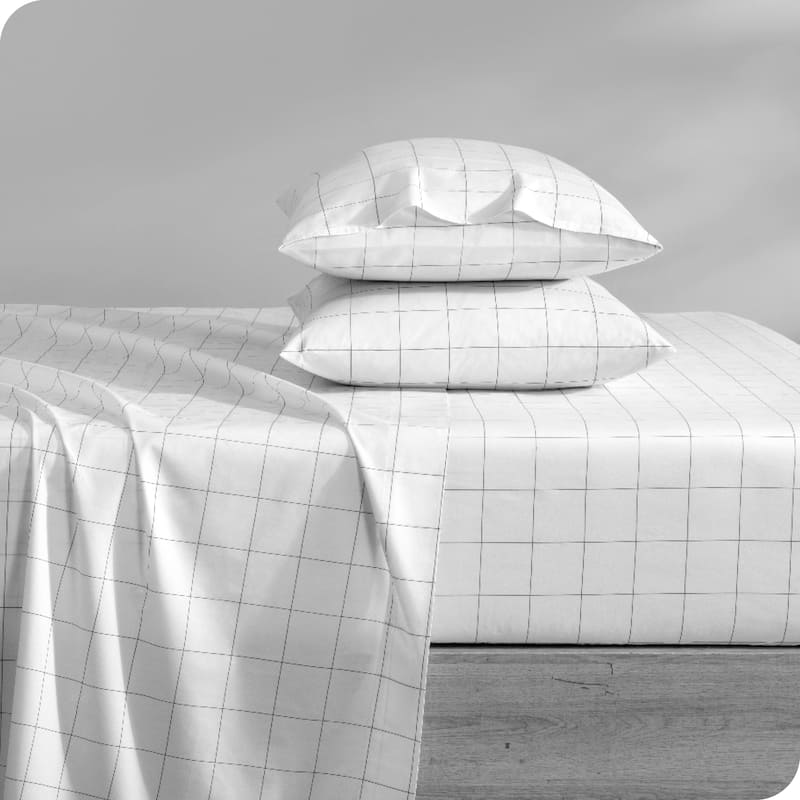 Bare Home Organic Cotton Sheet Set - Crisp Percale Weave