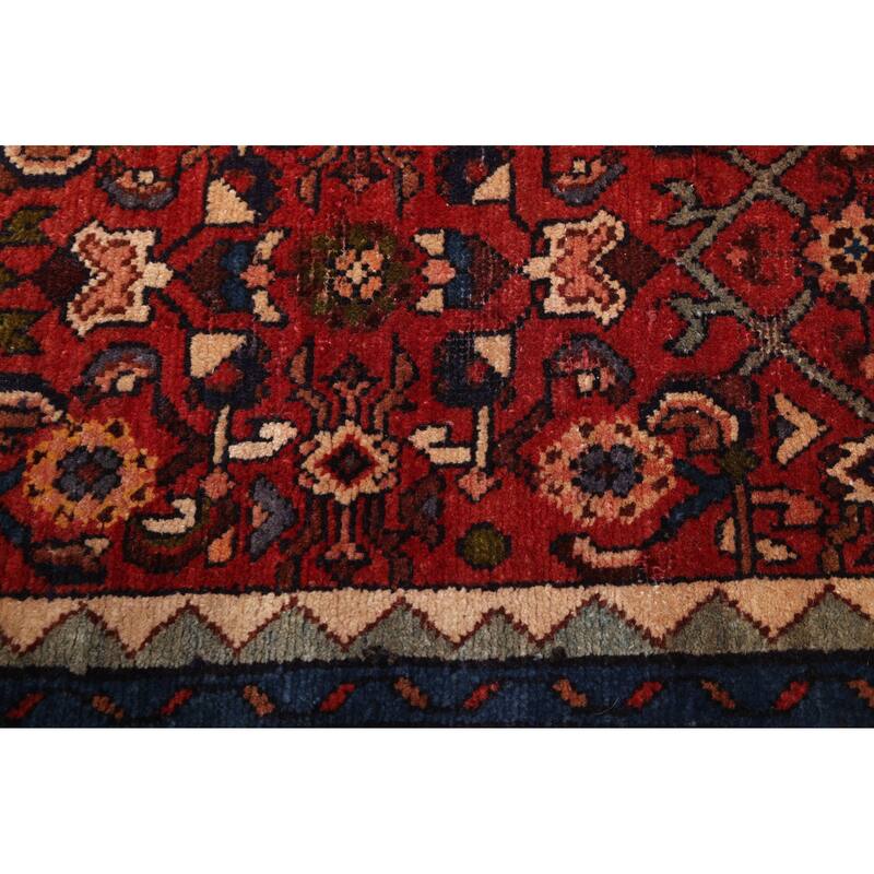 ECARPETGALLERY Hand-knotted Andelz Red Wool Rug - 3'3 x 9'0