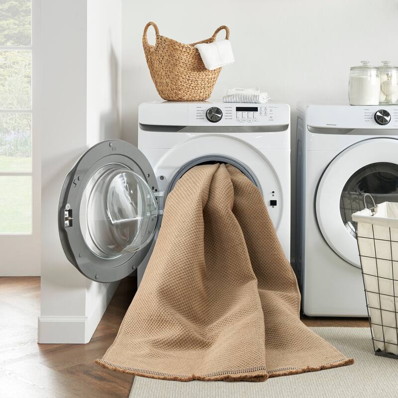 Nourison Washable Indoor Geometric Jute Area Rug