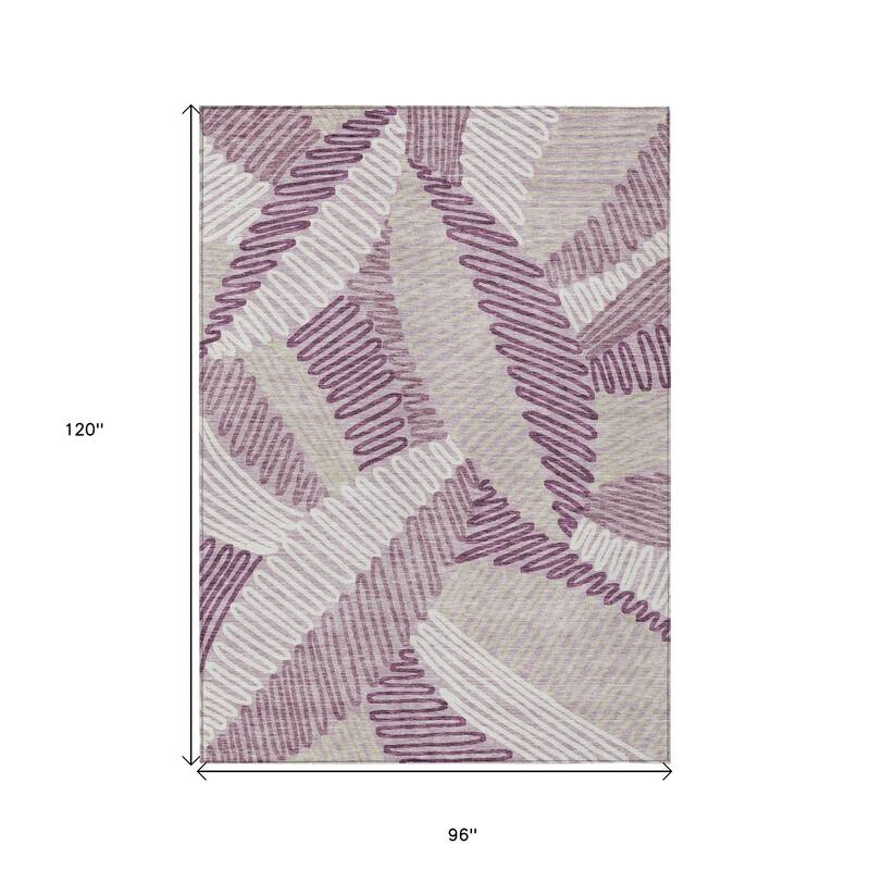 HomeRoots Floral Transitional Rectangle Outdoor Rug