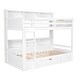 preview thumbnail 10 of 11, Twin Size Bunk Bed with Built-in Shelves and Storage Drawer,Multi-function Design