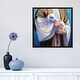 preview thumbnail 13 of 16, iCanvas "Safe In The Arms Of Jesus" by Mikki Senkarik Framed Canvas Print