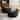 Moon Crescent Chenille Boucle Upholstered Ottoman Set of 2