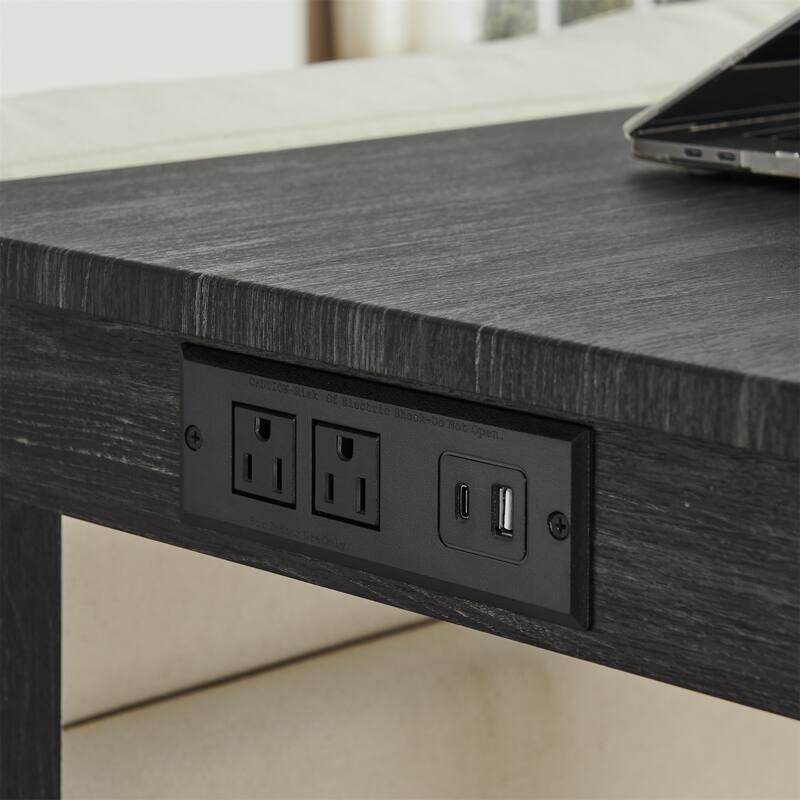 Bar Table, Dining Table, Sofa Table with Power Outlet, 3 Upholstered Stools, 4 Piece Bar Table and Chair Set