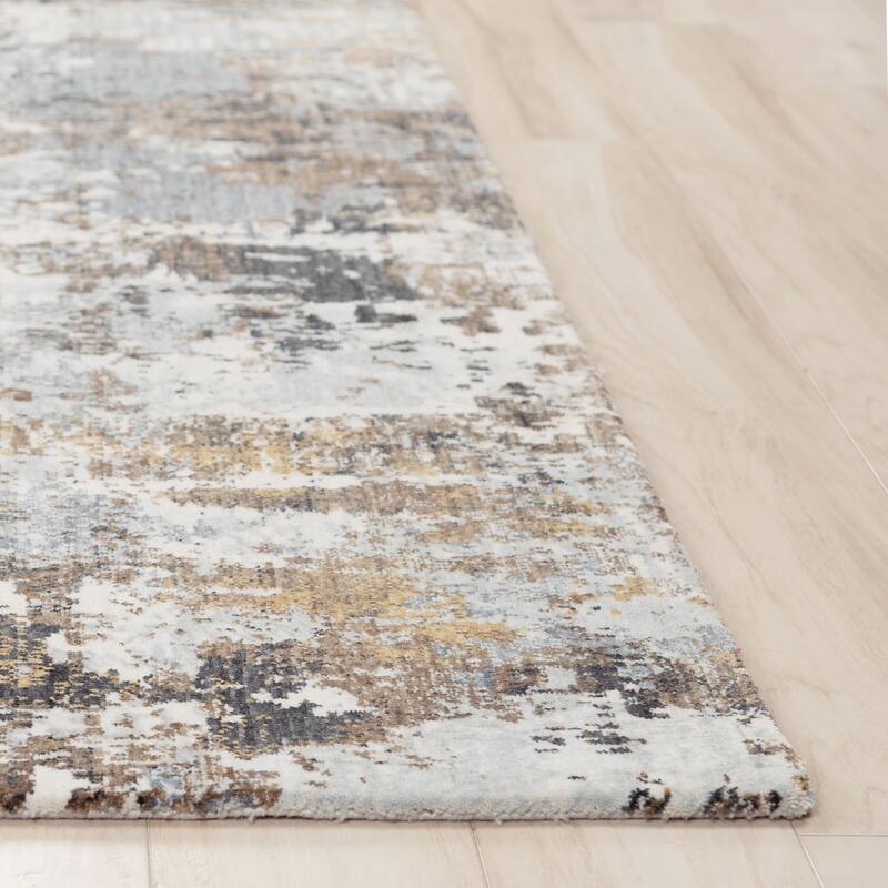 Alora Decor Jade Transitional Blue/Multi Recycled Polyester Area Rug